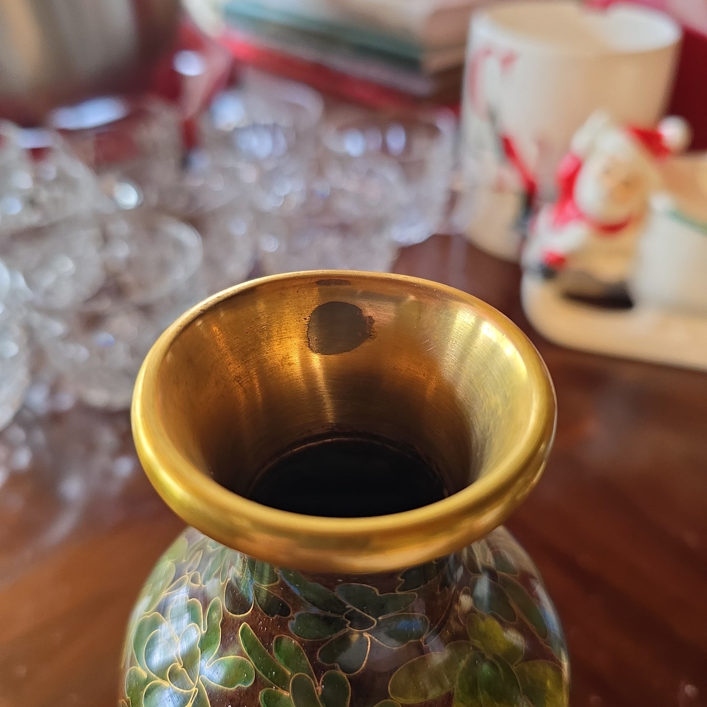 Cloisonne Round Vase