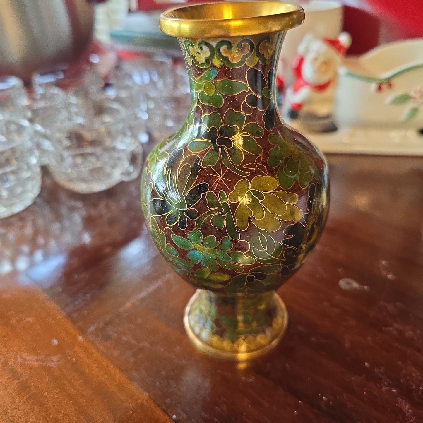 Cloisonne Round Vase