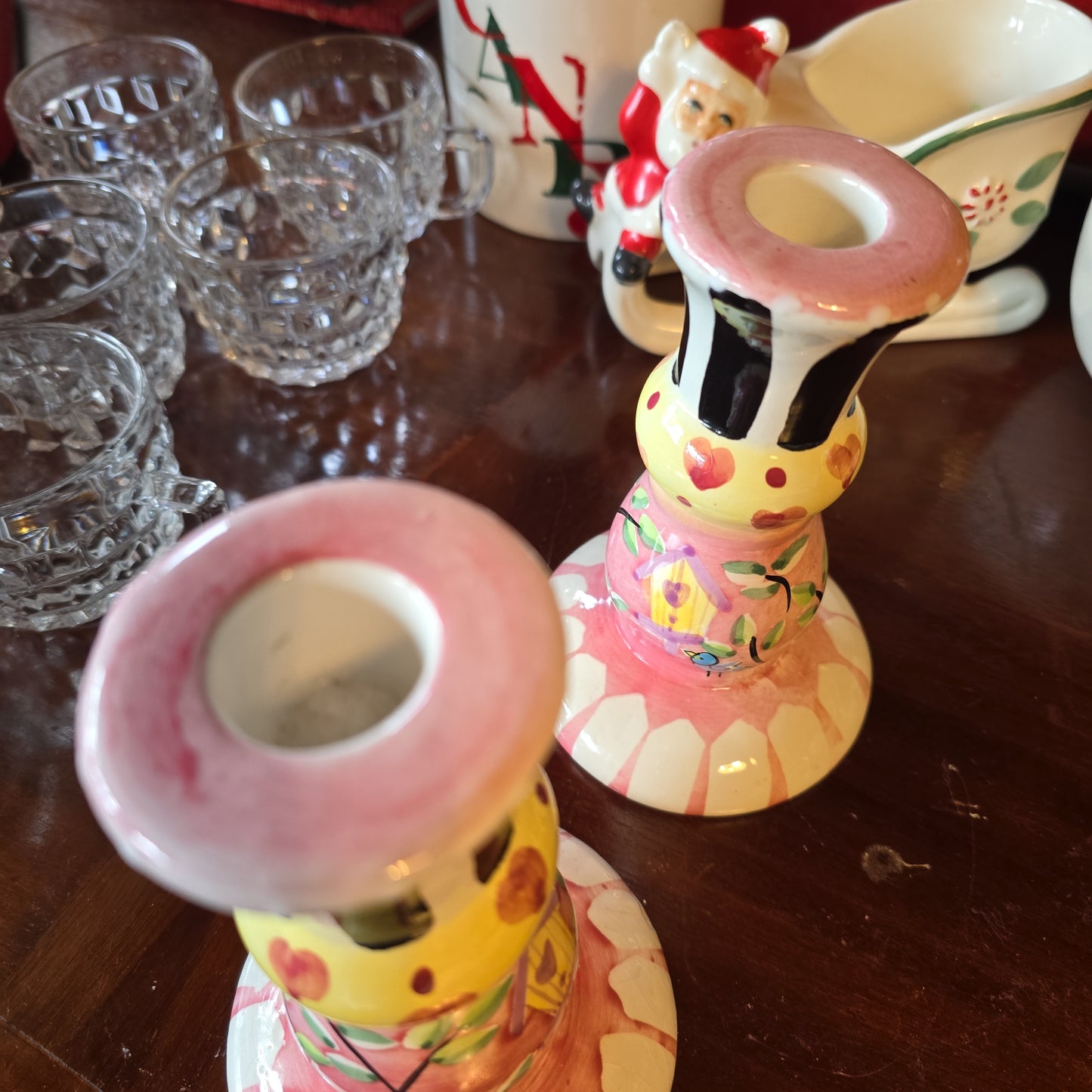 Pair of Whimsical Candlesticks