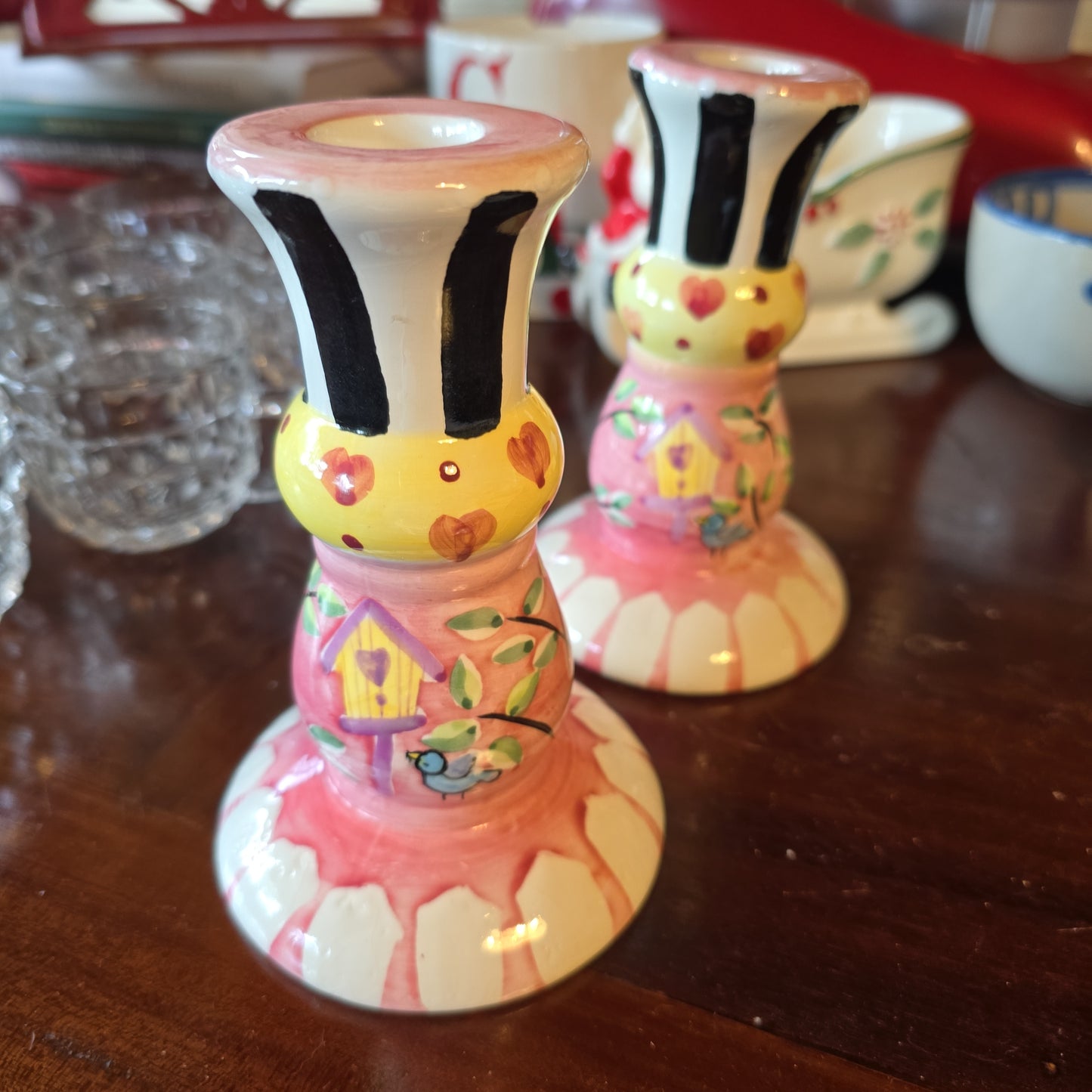 Pair of Whimsical Candlesticks