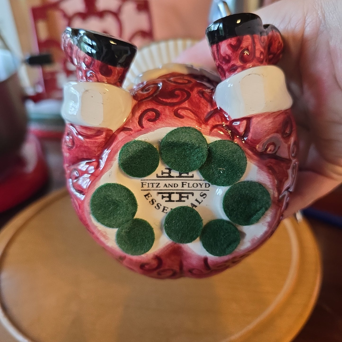 Fitz and Floyd Santa Candle holder